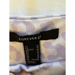 Forever 21 Purple Crop Top Lavender Cheetah Leopard Women's Medium Sports Bra Photo 1