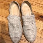 Very Volatile Los Angeles Leather Woven Almond D'orsay Western Block chunky Photo 1