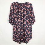 Collective Concepts  Tunic Top Womens XS Dark Floral Autumn Fall Boho Minimalist Photo 6