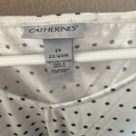 Catherines FINAL MARKDOWN Catherine’s Boxy Black and White Blouse 2x Photo 2