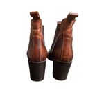 Steve Madden Pistol Boots Western Cowgirl Cognac Brown Leather Ankle Sz 7.5 Photo 4