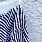 Parker  Striped One Shoulder Ruched Mini Dress New Photo 7