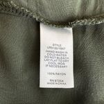 One Clothing Button Front Cargo Drawstring Utility Romper Sz LG Heather Green Photo 7