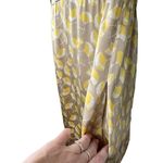 Diane Von Furstenberg  Silk Sleeveless Floral Midi Dress Women’s Taupe Yellow Photo 3