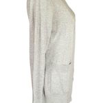 Folunsi women's medium light gray long sleeve stretchy open cardigan sweater Photo 2