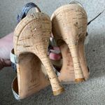 Manolo Blahnik  python cork slingback heels Photo 3