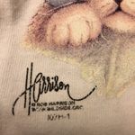 Vtg Harrison sleeping puppies I Don't Do Mornings LAS VEGAS nightshirt dog shirt White Size undefined Photo 8