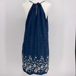 Westport Dress Denim Chambray Embroidered Sleeveless Dress Womens Size XL Petite Photo 9