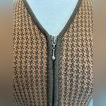 Telluride Clothing Company Wool Blend zip up vest size Small Brown Photo 5