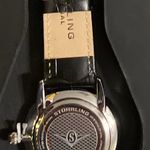 Stuhrling Original New Stührling Watch Black Calfskin Leather Photo 4