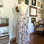 Lucy Paris High Waisted Floral Circle Maxi Skirt Photo 9