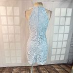 Lulus Lulu’s Love Poem Light Blue Lace Mini Dress size small Photo 8