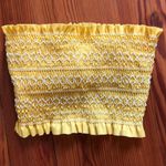 Xhilaration Yellow Embroidered Bikini Top Photo 2