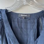 Madewell Tie-Waist Tiered Midi Dress in Windowpane Photo 7