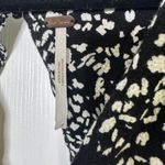 Free People  Looking For Love Black White Midi Dress Size 4 Boho Festival Photo 5