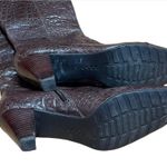 Ecco Elisabeth crocodile embossed tall boots Photo 6