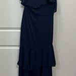 Parker Navy Blue Sharon Gown Size 12 US $368 Photo 1