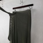 Susina Womens Skirt Size XS Hunter Green Wrap Knit Draped Soft Maxi Tie Waist Photo 5