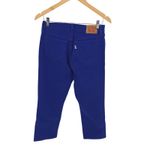 Levi's 311 Shaping Royal Blue Cropped Jeans Capris Sz 27 Casual Stretch Comfy Photo 3