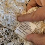 Solitaire  Swim Cover Up Dress Tunic Sheer Crochet Swimsuit Tropical Sleeves L Photo 8