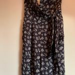 American Eagle  Outfitters Black Floral Jumpsuit Women Size Small Petite Photo 1
