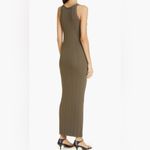 TOTEME  Seamless Rib Tank Dress size Small Olive Green Photo 2