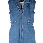 Veronica Beard  Jax Denim Casual Mini Dress Size 6 Light Cornflower Photo 0