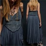 Free People NEW Arabesque Maxi Dress Gray Photo 2