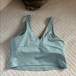 All In Motion Target  flex padded sporty slate blue v neck crop tank top XL​ Photo 4