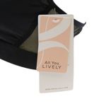 All. You. LIVELY Mesh Trim Maternity Nursing Bralette Jet Black, Large Black Photo 4