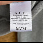 ALC Frank Alc Ruffle Sleeve Grey Sweater medium Photo 3