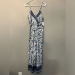 Japna Japan White and Blue floral bohemian jumpsuit Photo 10