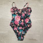 For Love & Lemons 💕💕 Rosewater One-Piece Swimsuit ~ Floral Print Small S NWT Photo 6