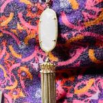 Kendra Scott NWT  Rayne White Mother of Pearl 30" Gold Tassel Necklace Jewelry Photo 4