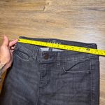 White House | Black Market  Charcoal Black Skinny Ankle Jeans with Lace Hem Size 0 Photo 5