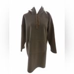 Koolaburra by Ugg Koolaburra Taupe Hooded  oversized sherpa plush tunic Photo 3