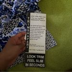 Blue Patterned Tunic Swim Top Size 20W Photo 2