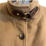 Lauren Ralph Lauren Womens Wool Blend Full Length Camel Coat Brown Size 12 Photo 5