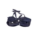 Athleta  Navy Blue Halter‎ Bikini Swim Top Size 32 B/C Medium Photo 2