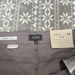 NYDJ NWT Alina Ankle With Clean Hem Gray Size 14 Photo 6