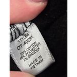 Zenana Black Crewneck Sweatshirt White Stars Plus Size 1X Photo 5