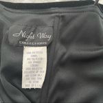 Nightway NWT, Vintage Night Way Collections Black Maxi Gown, Sz 4 Photo 8
