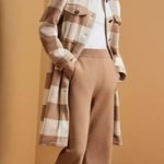 Hugo Boss NWT BOSS Cenima Checked Coat in Camel Fantasy Long Shirt Jacket 2 Photo 9