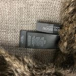 Bisou Bisou BISOU Faux Fur Vest with Knit Sleeves Photo 3