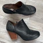 Dansko  Women’s Sz 39 / US 8.5 Heeled Black Leather Clog Booties Photo 0