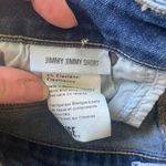 Paige Jimmy Jimmy Denim Jean Shortie Shorts Cuffed Medium Wash Womens Size 26 Photo 3