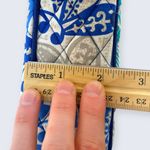 Vera Bradley  Santiago Blue Teal Green Gray Small Little Crossbody Bag $34 Photo 8