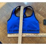 Under Armour  Mid Sports Bra Compression Crossback Strappy Women's XS Blue New Photo 4