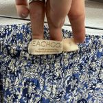 Anthro BeachGold Riley Floral Midi Skirt Blue Size S Photo 3