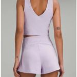 Lululemon Ribbed Softstreme High Rise Shorts in Lilac Ether 2” Inseam Photo 2